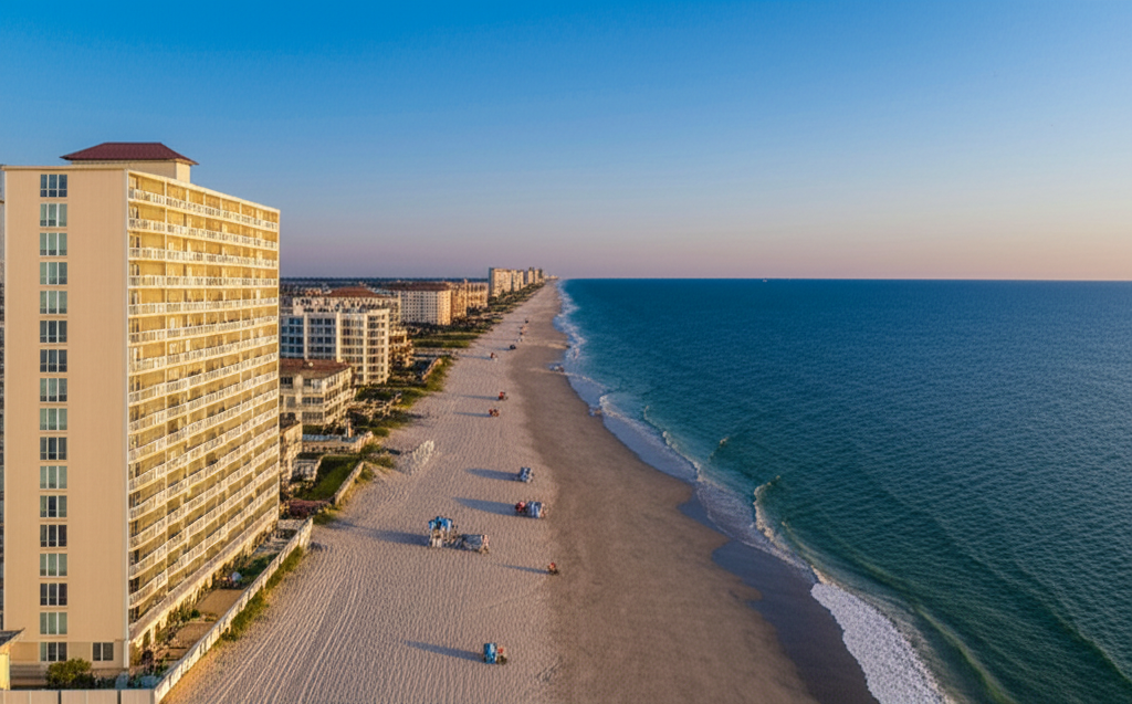 Beachfront condos and homes at Jacksonville Beaches