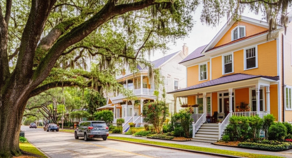 Historic Riverside neighborhood homes in Jacksonville